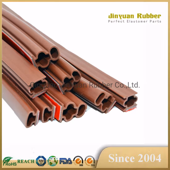 固体さまざまな押出NBRゴム押出プロファイル 車のドアのゴムシールストリップ ゴム押出ストリッププロファイル